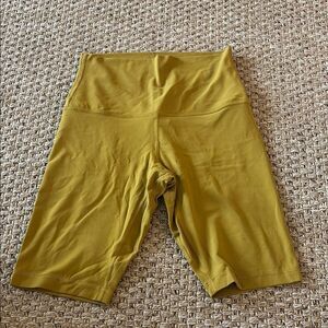lululemon athletica Yellow Athletic Shorts
